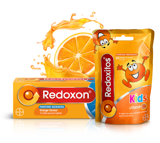 Redoxon and Redoxitos vitamin supplements for kids and adults
