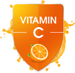Vitamin C – helps your body’s immune system function normally